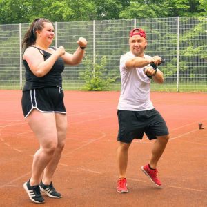 Personal Training mit Kimi zum abnehmen bei adipositas und übergewicht in cottbus