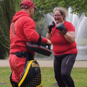 Kickboxtraining zum Abnehmen am Amtsteich in Cottbus