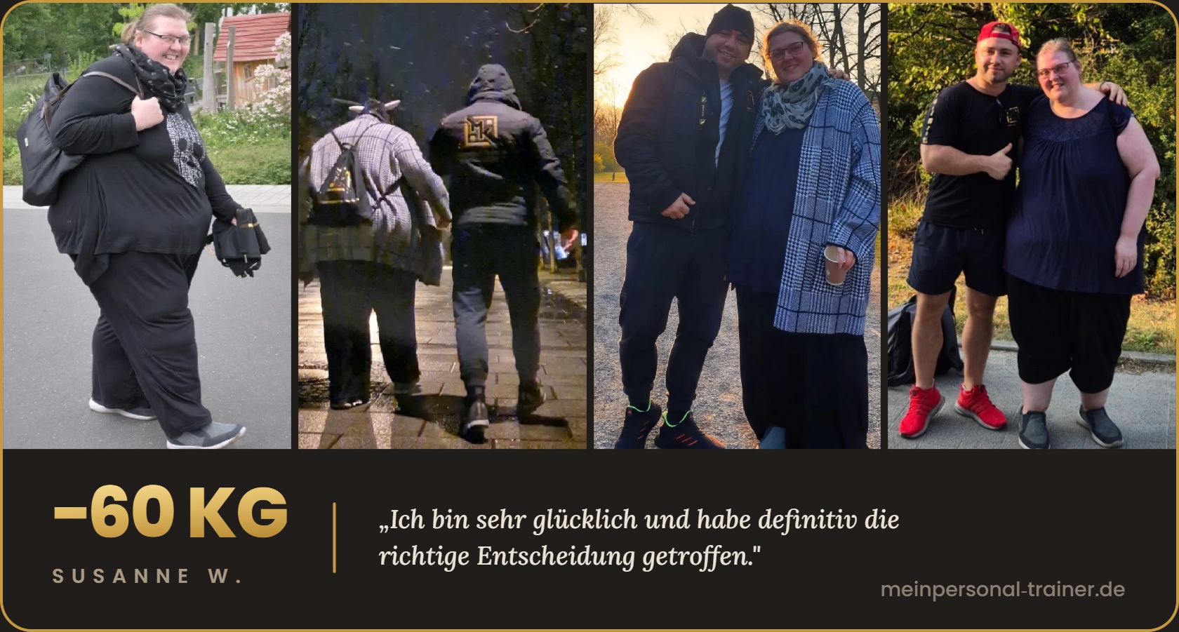 Susanne hat bei starkem Übergewicht 60 kg abgenommen – Abnehmcoaching bei Adipositas in Cottbus mit Marcel Kucharski.